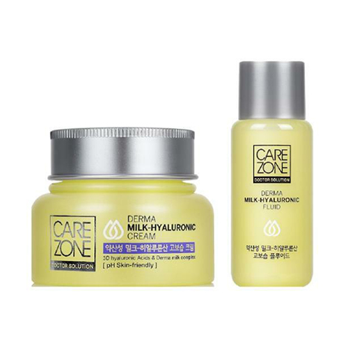 CAREZONE Derma Milk-Hyaluronic Cream Set CAREZONE Derma Milk-Hyaluronic Cream Set