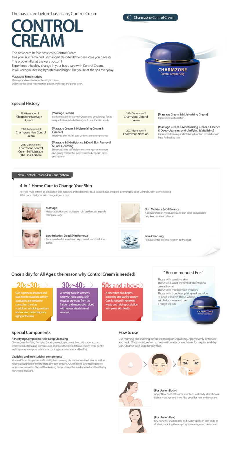 charmzone control cream