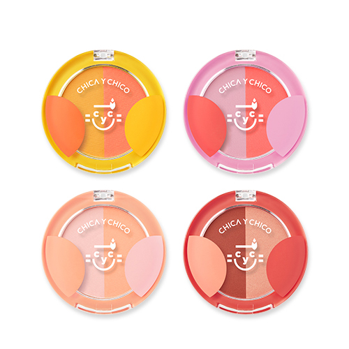 CHICA Y CHICO One Touch Ppyam Ppyam Duo Blusher CHICA Y CHICO One Touch Ppyam Ppyam Duo Blusher