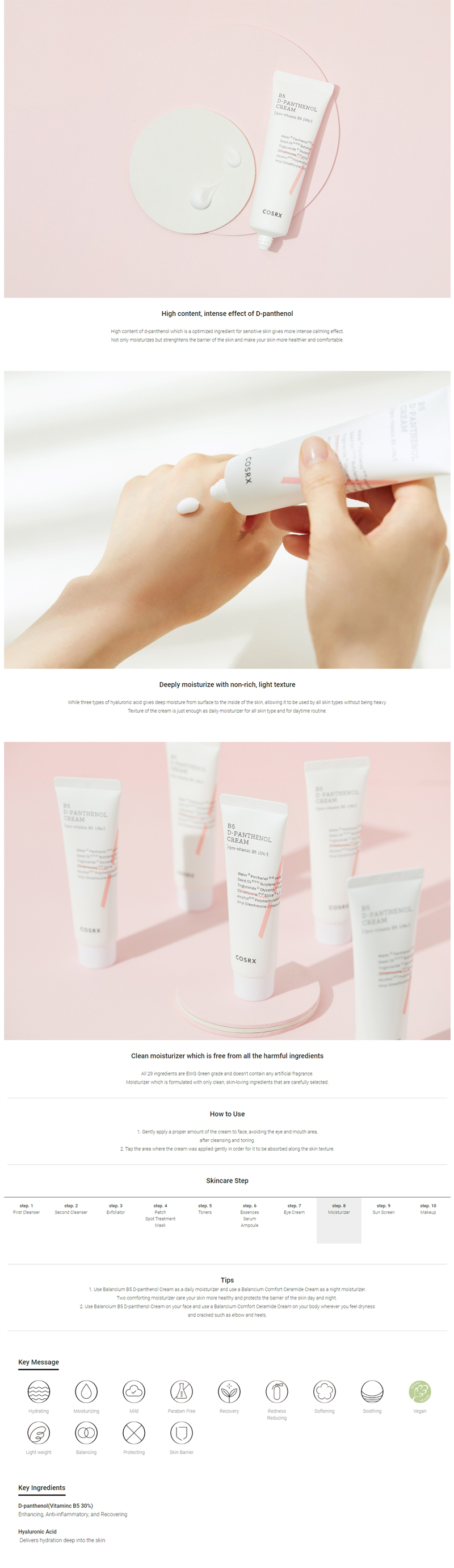 cosrx panthenol cream