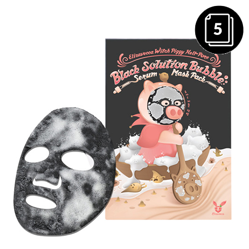 Elizavecca Witch Piggy Hell-Pore Black Solution Bubble Serum Mask Pack Elizavecca Witch Piggy Hell-Pore Black Solution Bubble Serum Mask Pack