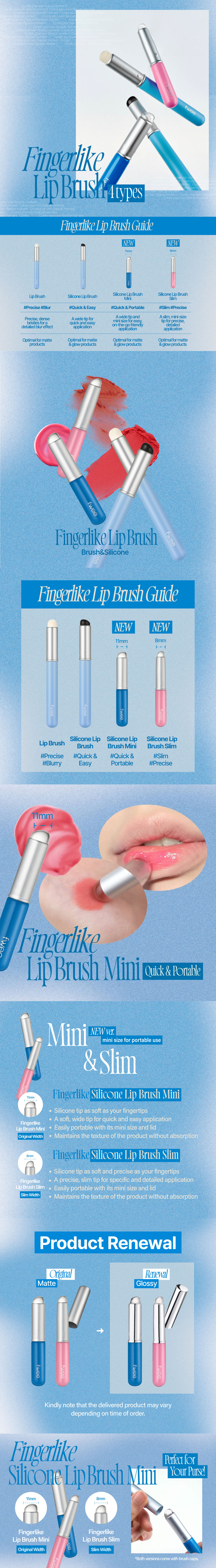 fwee Fingerlike Silicone Lip Brush Mini 13g