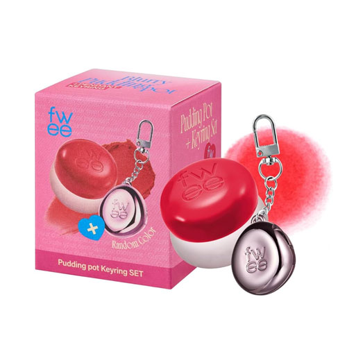 fwee Lip&Cheek Blurry Puddig Pot 5g+PENDANT KEYRING