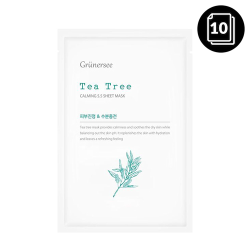 Grunersee_Tea_Tree_Calming_55_Sheet_Mask_25g Grunersee_Tea_Tree_Calming_55_Sheet_Mask_25g