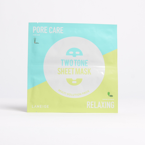 LANEIGE Two Tone Sheet Mask Porecare & Relaxing LANEIGE Two Tone Sheet Mask Porecare & Relaxing
