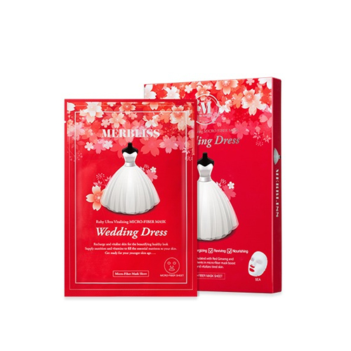 MERBLISS Wedding Dress Ruby Ultra Vitalizing Micro-Fiber Mask MERBLISS Wedding Dress Ruby Ultra Vitalizing Micro-Fiber Mask