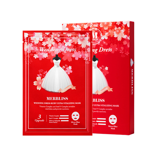 MERBLISS Wedding Dress Ruby Ultra Vitalizing Micro-Fiber Mask MERBLISS Wedding Dress Ruby Ultra Vitalizing Micro-Fiber Mask