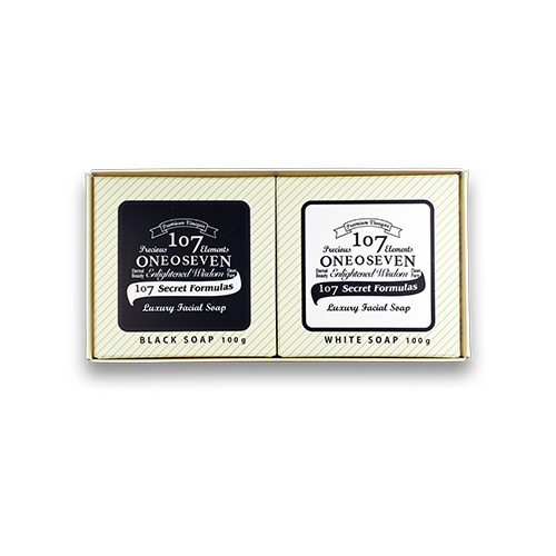 ONEOSEVEN Premium Black & White Soap SET ONEOSEVEN Premium Black & White Soap SET