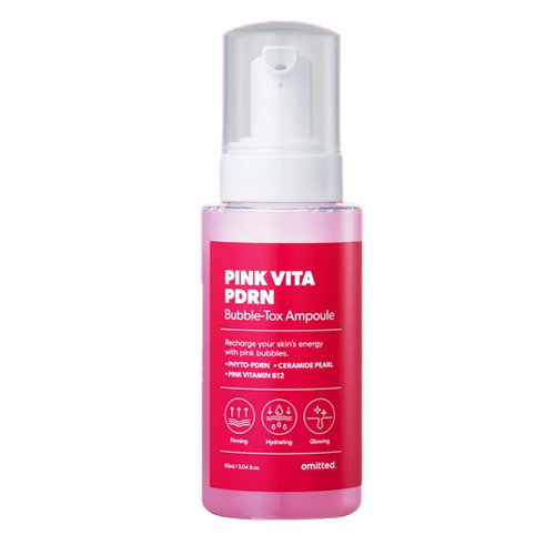 Omitted Pink Vita PDRN Bubble-Tox Ampoule 90ml