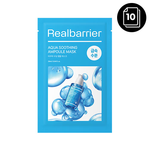 Real Barrier Aqua Soothing Ampoule Mask ...