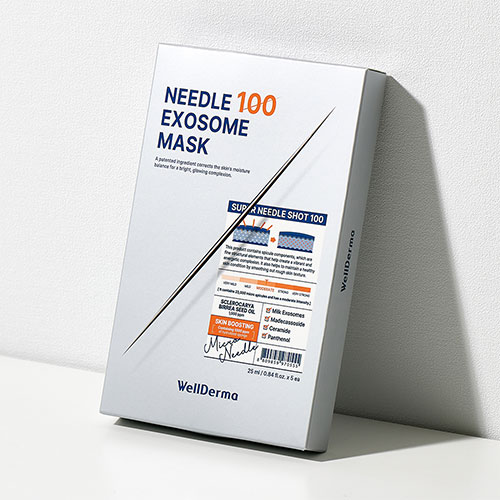 WellDerma Needle 100 Exosome Mask Pack * 5ea