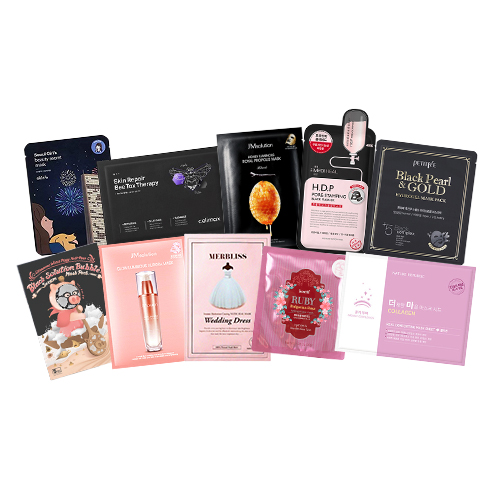 Mask Sheet Trial Kit (Black&Pink) Mask Sheet Trial Kit (Black&Pink)