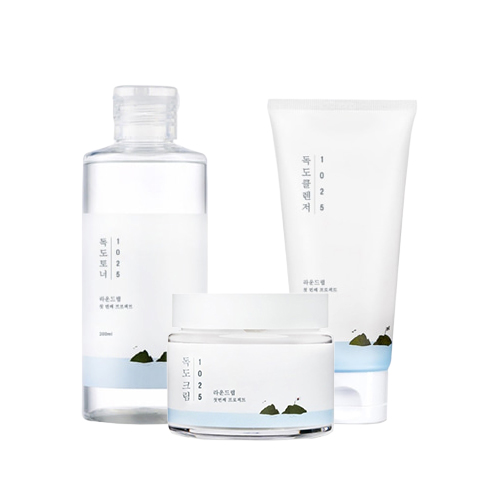 Round Lab 1025 Dokdo Toner + Cleanser + Cream Round Lab 1025 Dokdo Toner + Cleanser + Cream