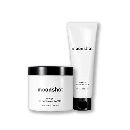 moonshot Perfect Cleansing Foam Cleansing Oil Cotton moonshot Perfect Cleansing Foam Cleansing Oil Cotton