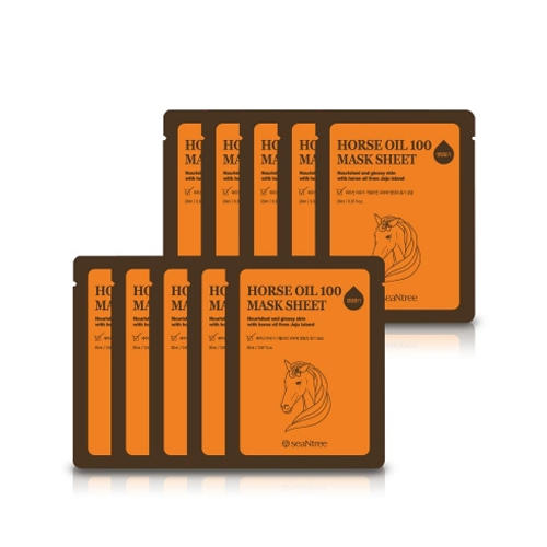 seaNtree Horse Oil 100 Mask Sheet