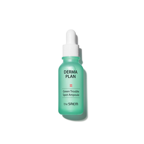 the SAEM Derma Plan Green Trouble Spot Ampoule 20ml the SAEM Derma Plan Green Trouble Spot Ampoule 20ml
