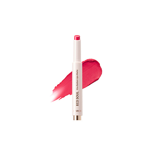 the SAEM Eco Soul Kiss Button Lips Matte the SAEM Eco Soul Kiss Button Lips Matte
