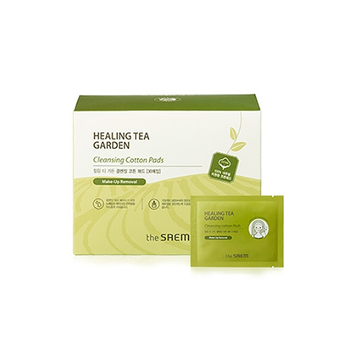 the SAEM Healing Tea Garden Cleansing Cotton Pads 30ea the SAEM Healing Tea Garden Cleansing Cotton Pads 30ea