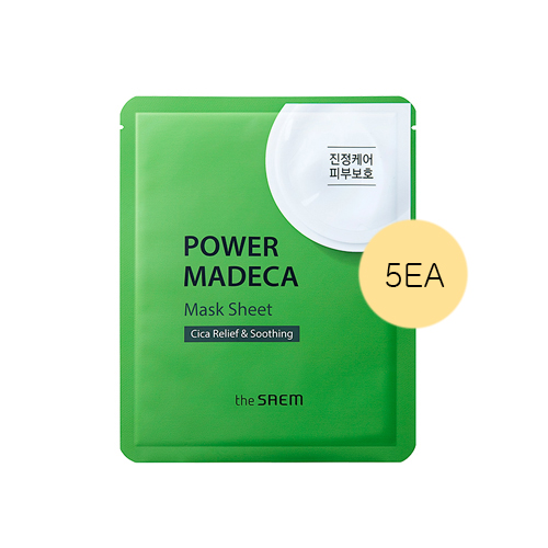 the SAEM Power Madeca Mask Sheet the SAEM Power Madeca Mask Sheet