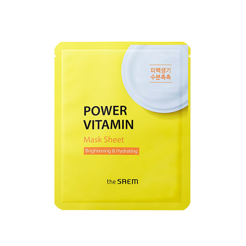 the SAEM Power Vitamin Mask Sheet the SAEM Power Vitamin Mask Sheet